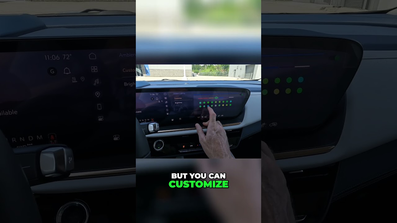 2025 Buick Envision Avenir Ambient Lighting  Car Interior Customization Options