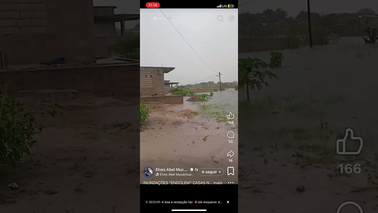 Inundações em Maputo : Bairro de Boquisso vizinhos ficam bloqueiados pelas águas