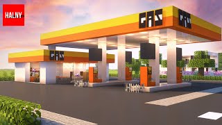 How to build a gas station in minecraft (Tutorial)