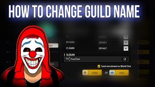 how to change guild name in free fire || how to change guild in free fire || Free fire name symbol