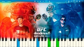 deadmau5 ft. Gerard Way - Professional Griefers [Piano Tutorial] Synthesia