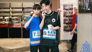 KUANLIN (라이관린)  & DAEHWI (이대휘) ( GUANHWI 관휘 / PANHWI 반휘 ) WANNA ONE CUTIE MAKNAES MOMENT screenshot 4