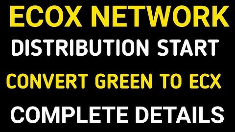 Ecox network New Update|How to convert Green Token to Ecx token|Kyc Process 