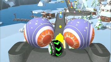 Rolling Ball Sky Escape New Update : Level 107-109