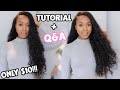 $10 Braidless Crochet Tutorial + Q&A | Long Wavy Crochet Hairstyle