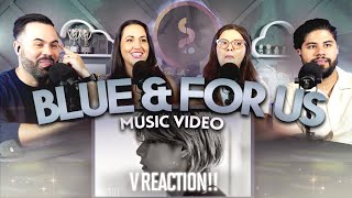 V of BTS "Blue MV & For Us MV"  Reaction - Tae has been busy! These Songs 👏🏻🔥 | Couples React