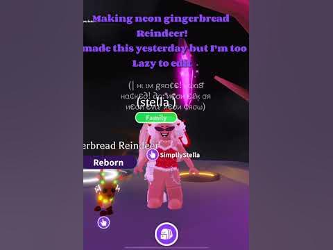 Making a neon gingerbread reindeer! 🎄🎉 - YouTube