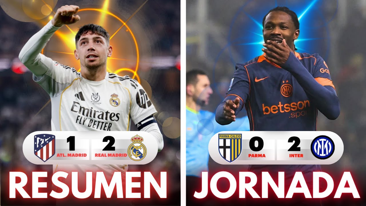 😯 El MADRID GANA a un BUEN ATLÉTICO, el INTER extiende su GRAN RACHA... | RESUMEN de la JORNADA