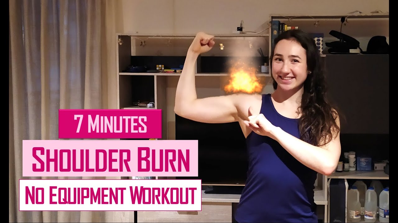7min Shoulder Burn to Improve Your Posture /No equipment, No Jumping, Beginner Friendly Home Workout