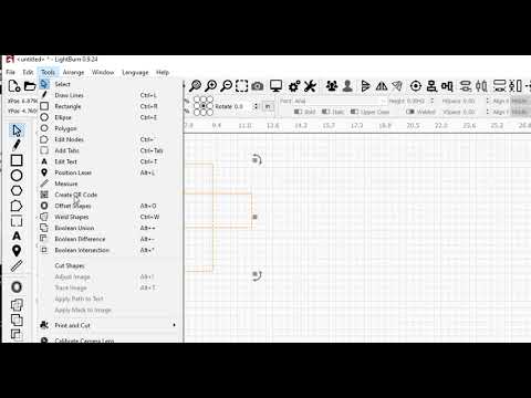 LightBurn Tutorial: Boolean Difference function