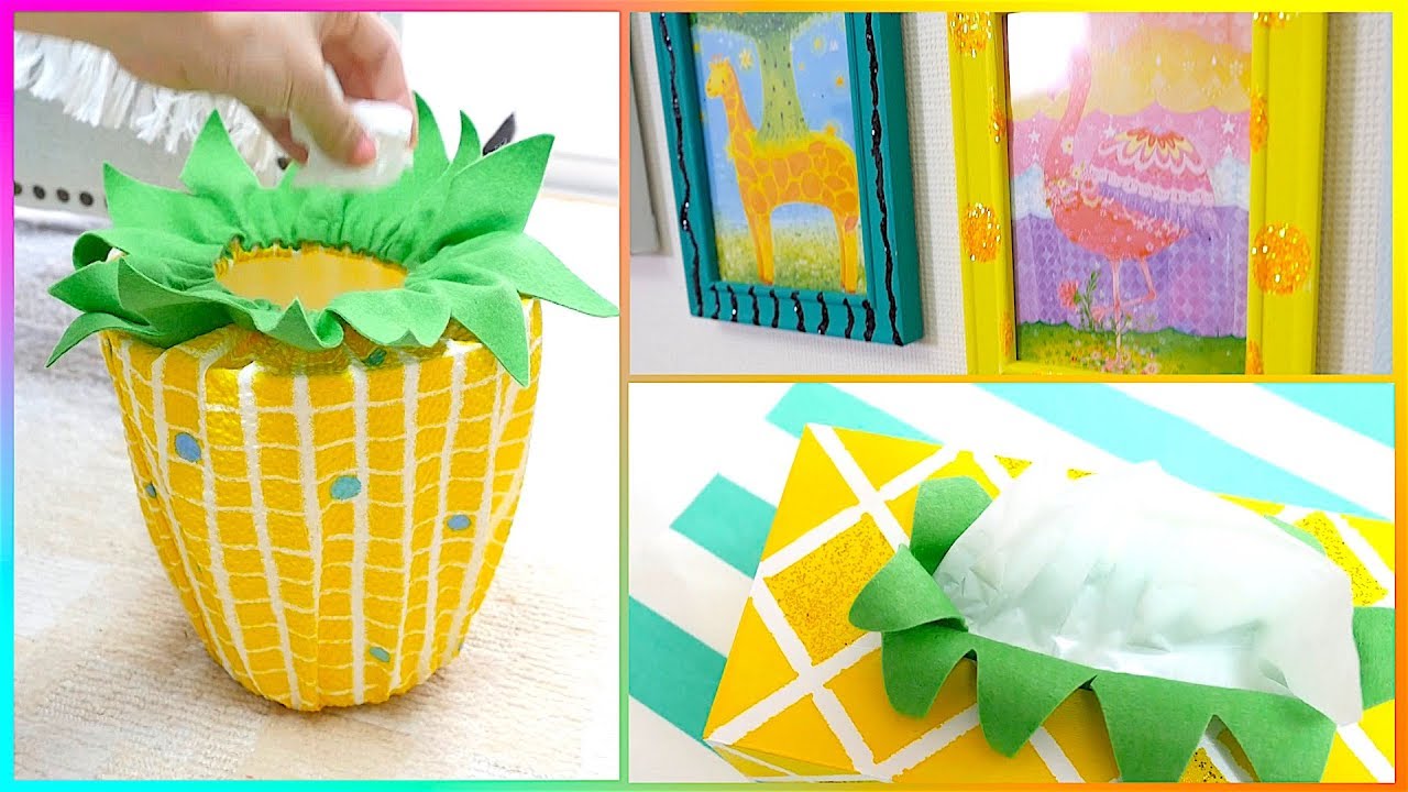 Easy DIY! Handmade interior 3 DIY room decor ROOM DECOR IDEA Great