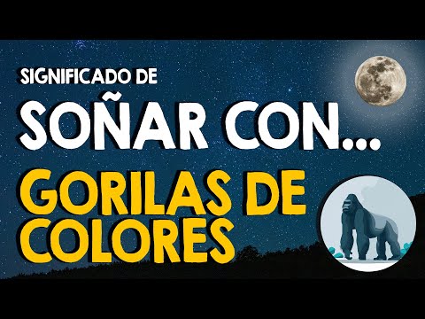 ¿Qué significa soñar con gorilas de colores? 🦍 Significado del color de un gorila según mi sueño 🦍