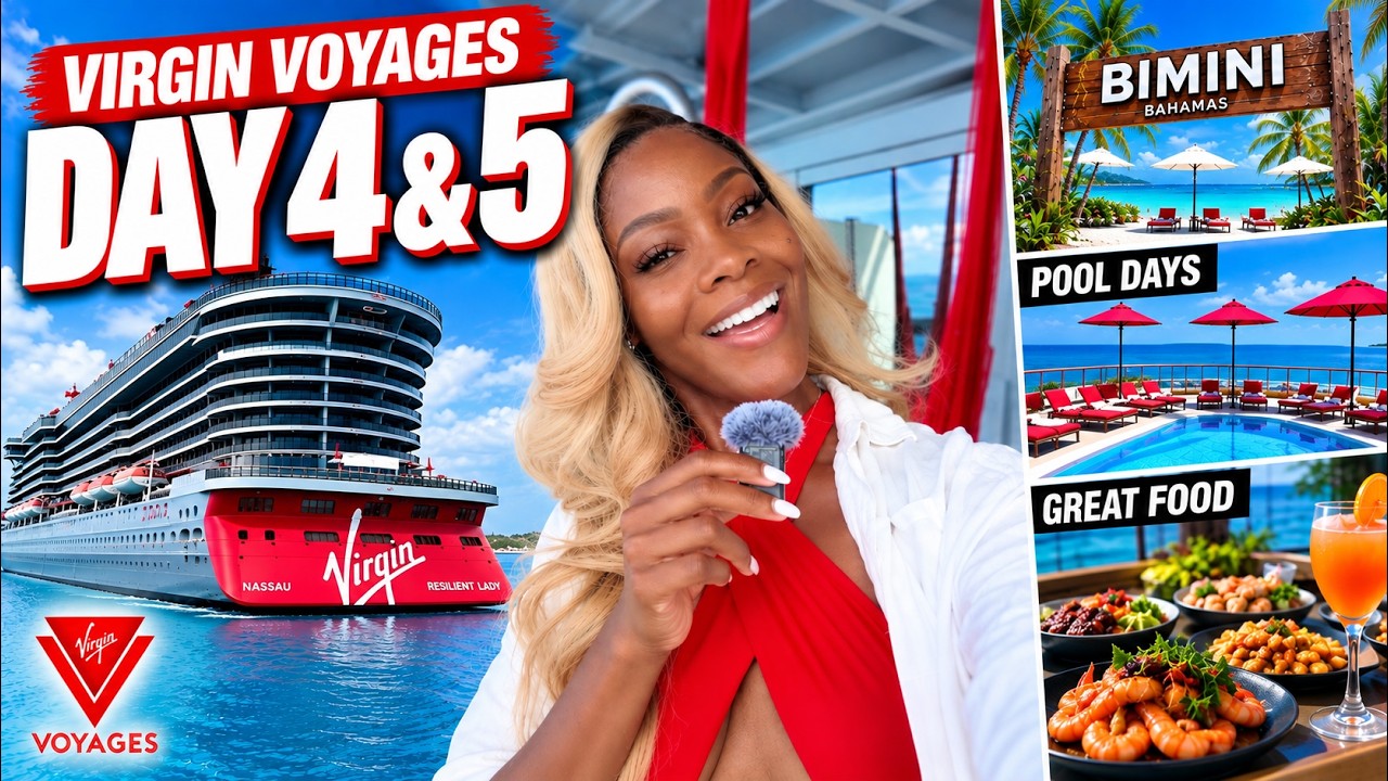 Virgin Voyages Days 4 & 5! 🇧🇸 Bimini, RockStar Life & Our Final Days on Resilient Lady! 🚢❤️