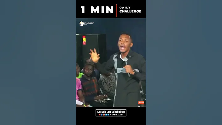 1 Minute Daily Challenge | Apostle Edu Udechukwu