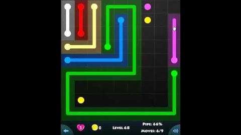 flow game facebook - 9 x 9 mania level 68 Connect the dots