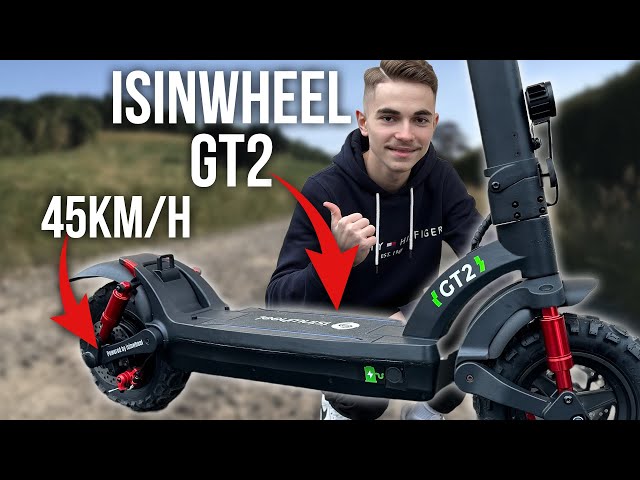 isinwheel® GT2 Trottinette électrique tout terrain 800W pour adultes et  adolescents