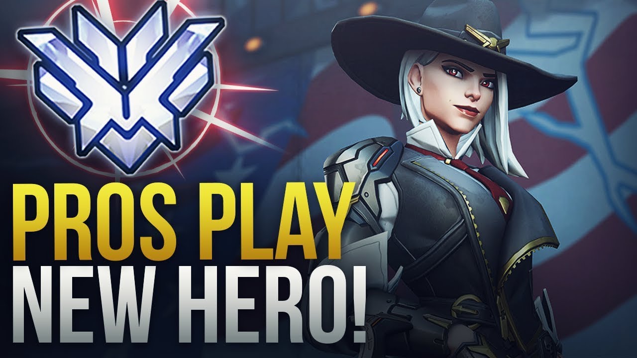 PROS PLAY NEW HERO ASHE - Overwatch Montage