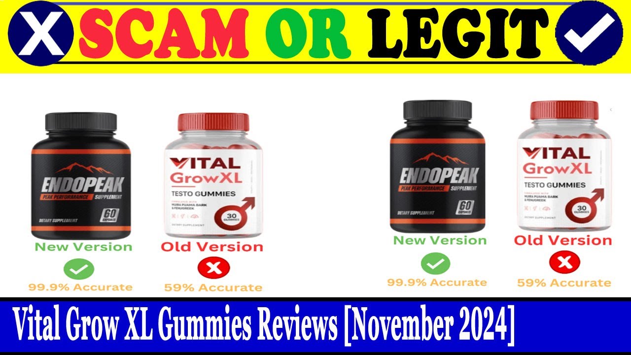 Vital Grow XL Gummies Reviews (Nov 2024) - Is This A Real Or A Fake