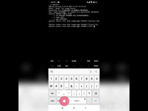 sqlite with termux