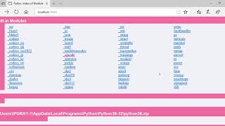 IPGRAY : python - How to use or view python module documents from windows