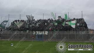 ⚪🟢 Avellino, l'arrivo, i primi cori, il resto del tifo @Latina 2023-24