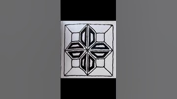 #Zentangle art for beginners #Youtubeshorts #viral #Day 55/100 days project 🧚🫧