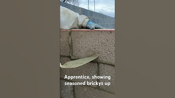 Apprentice showing seasoned brickys up 🙈 #bricklaying #bricklayer#building #construction#apprentice