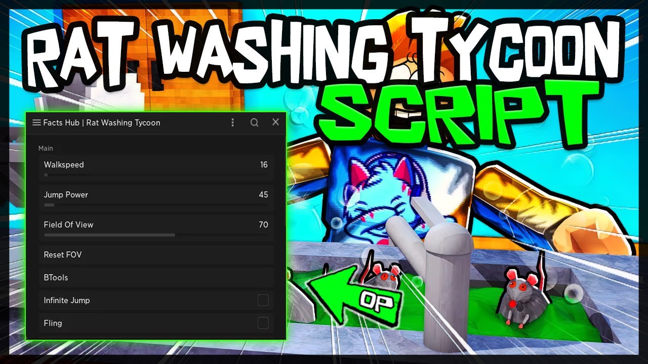 PASTEBIN | Rat Washing Tycoon Script [2023] So OP ️ - YouTube
