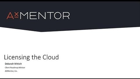 Licensing the Cloud: How to make the most of your current Microsoft Dynamics AX licenses