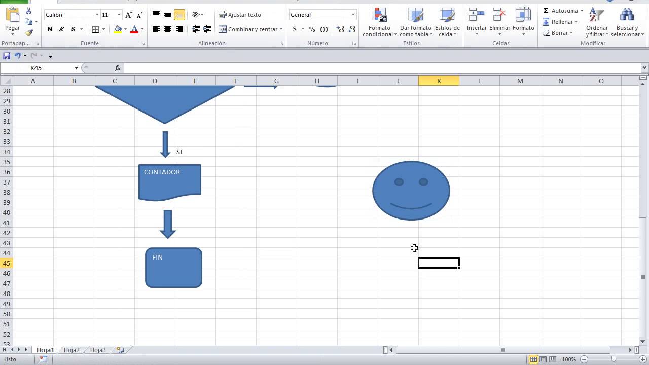 Como Hacer Un Diagrama De Flujo En Excel Printable Templates