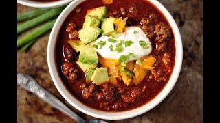 The Best Homemade Chili Recipe How To Make Chili