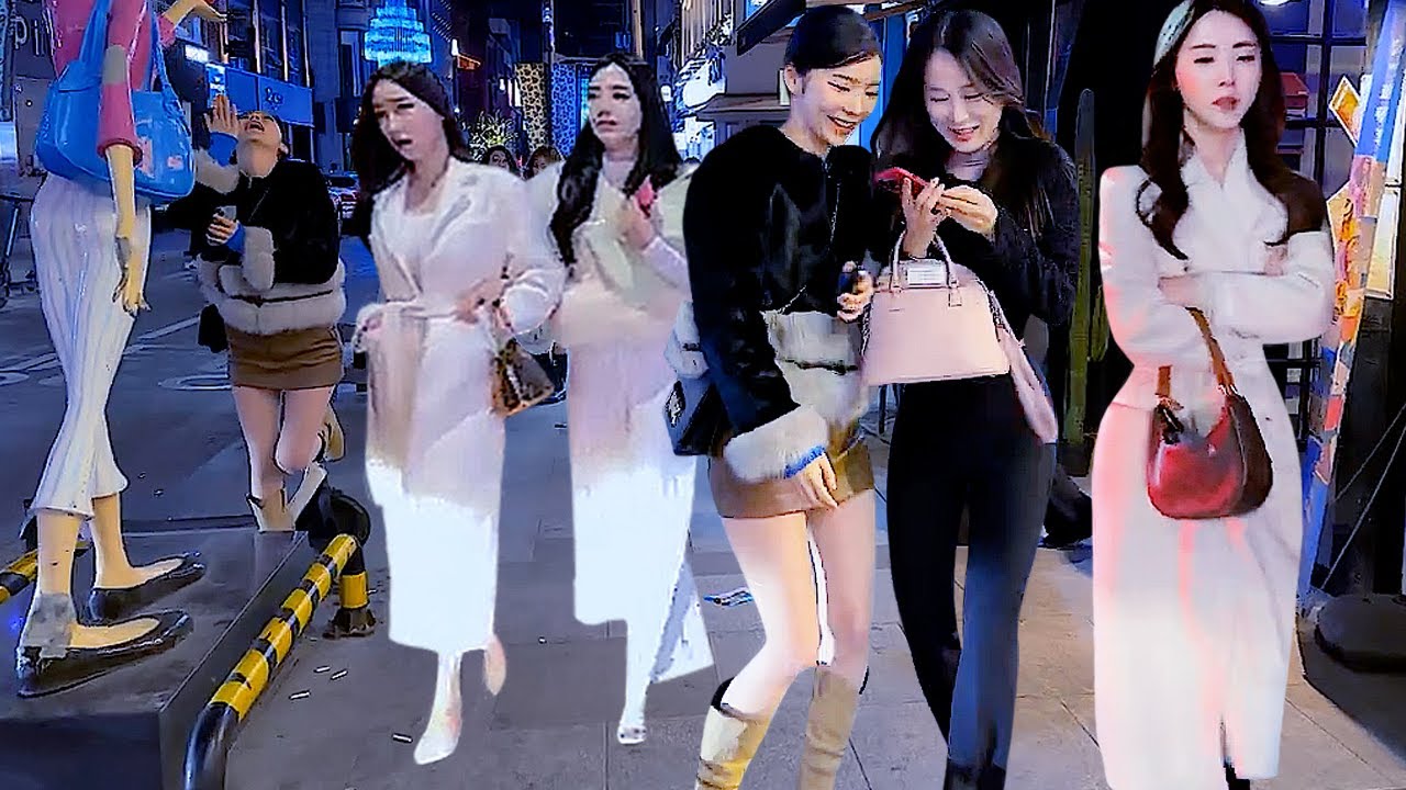 [4K Apgujeong  Seoul 🔥]Let's walk together on Apgujeong Rodeo Street where there are many beauties 😎