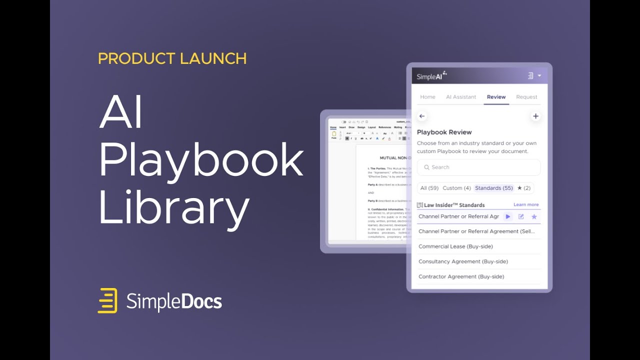 Introducing the AI Playbook Library in SimpleAI - YouTube