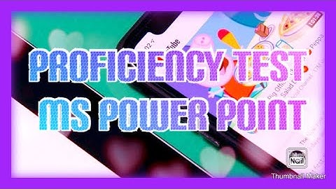 Proficiency Test(PPSC,FPSC,NTS) Ms Power point