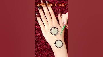Easy Henna Tutorial For Beginners/ Easy To Make Mehndi Trick For Beginners | #shorts #mehndi #henna