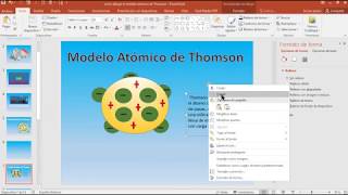 modulo 14 semana 1 como dibujar el modelo atomico de Tomson en Power Point