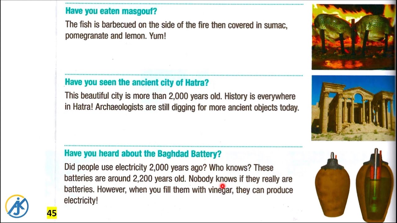 صفحة 48 اول متوسط things to do in Iraq