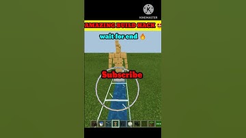AMAZING BUILD HACKS IN MINECRAFT 🤩🤩 #minecraft #shorts #viral