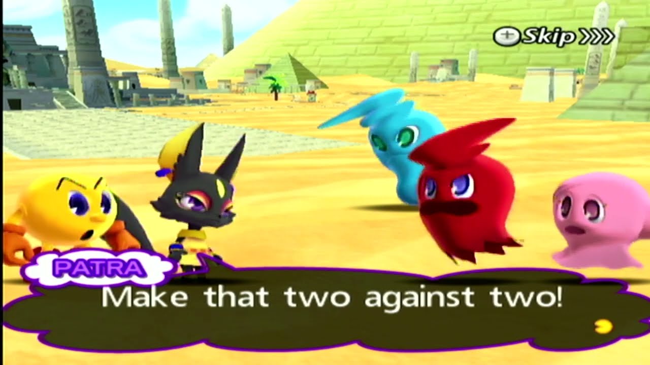 Pac-Man Party - Story Mode Board 2 Mirage Oasis vs Blinky Pinky and Patra (With Boss Fight)