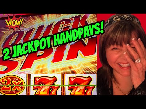 Two Jackpot Handpays! Lucky 7's Quick Spin!
