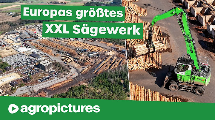 Größtes Sägewerk Europas – Ziegler Group | SENNEBOGEN 735E Pick & Carry Umschlagbagger | Holz Doku