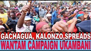 Gachagua,Kalonzo,& United Opposition Storm Katangi Town As They Mobilizes Wantam Campaign | Ukambani