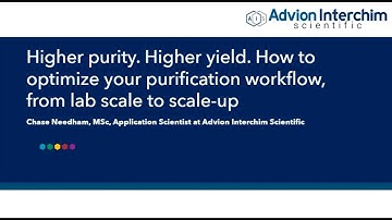 Higher purity. Higher yield. How to optimize your purification workflow, from lab scale to scale-up.