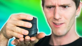 A $100 mouse you hold like THIS??  Logitech MX Vertical Review