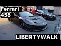 【LIBERTYWALK】Ferrari 458 Dry carbon wide body kit