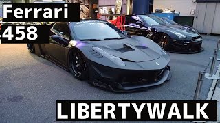 【LIBERTYWALK】Ferrari 458 Dry carbon wide body kit