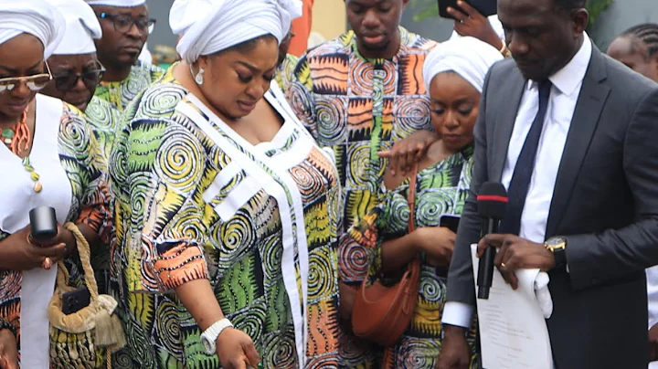 Tearful Goodbye: Foluke Daramola Bids Final Farewell to Her Mother