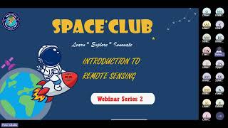 Space Club Webinar Introduction to remote sensing