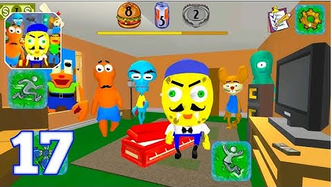 Sponge neighbour escape 3d part-17 #NEWUPDATE #sponge #neighbourescape #walkthroughgames #spongebob