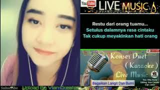 Bagaikan Langit Dan Bumi  Karaoke  Duet Bareng Si Cantik Mey Sevia